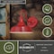 Vaxcel Dorado 1 Light Dusk to Dawn Red White Farmhouse Barn Dome Outdoor Wall Lantern T0486 - alternate 3